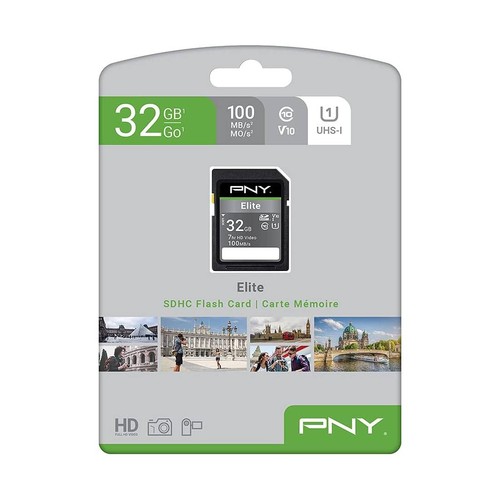 Pny 32gb sdhc elite card - sdhc,